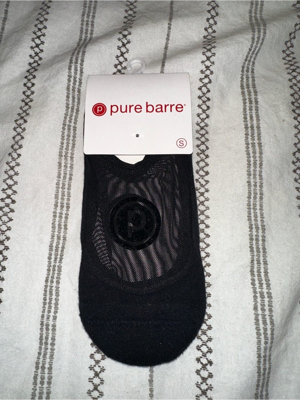 Pure barre mesh grip socks size small